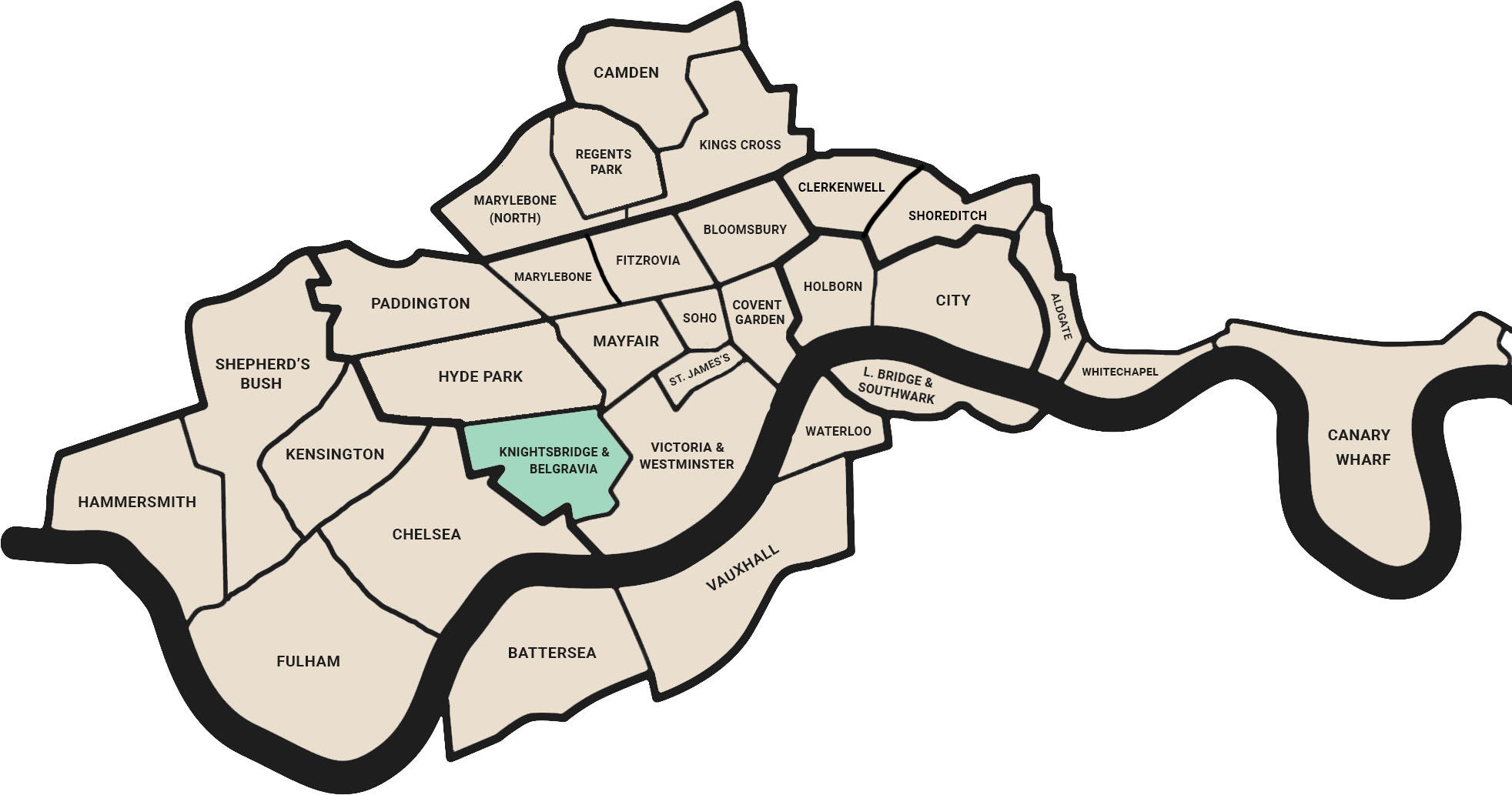 Flux HQ - London Office Price Map